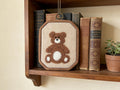 Handcrafted Felt Teddy Bear Nursery Decor – Personalized Baby Shower Gift