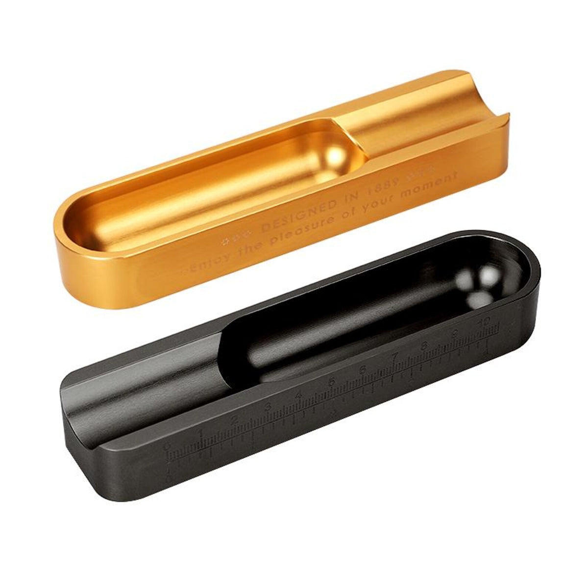 Minimalist Cigar Ashtray - Travel-Friendly Metal Cigar Rest, Elegant Smoking Accessory, Gift for Cigar Enthusiasts